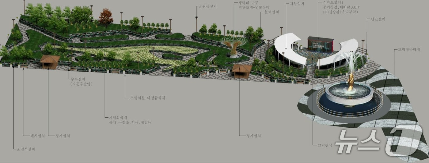 추자 보물섬 웰니스 광장 평면도.(제주시 제공, 재판매 및 DB 금지)