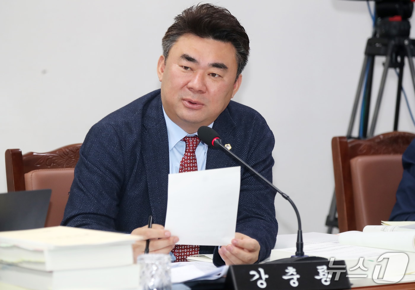 강충룡 제주특별자치도의회 부의장(국민의힘, 서귀포시 송산동·효돈동·영천동).(제주특별자치도의회 제공, 재판매 및 DB 금지)