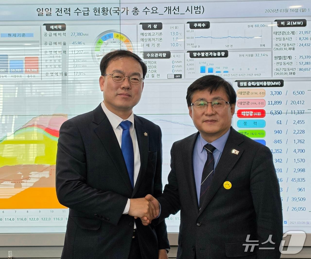 왼쪽부터 박완희 청주시장 예비후보, 김성환 기후부 장관.(예비후보 제공. 재판매 및 DB금지)