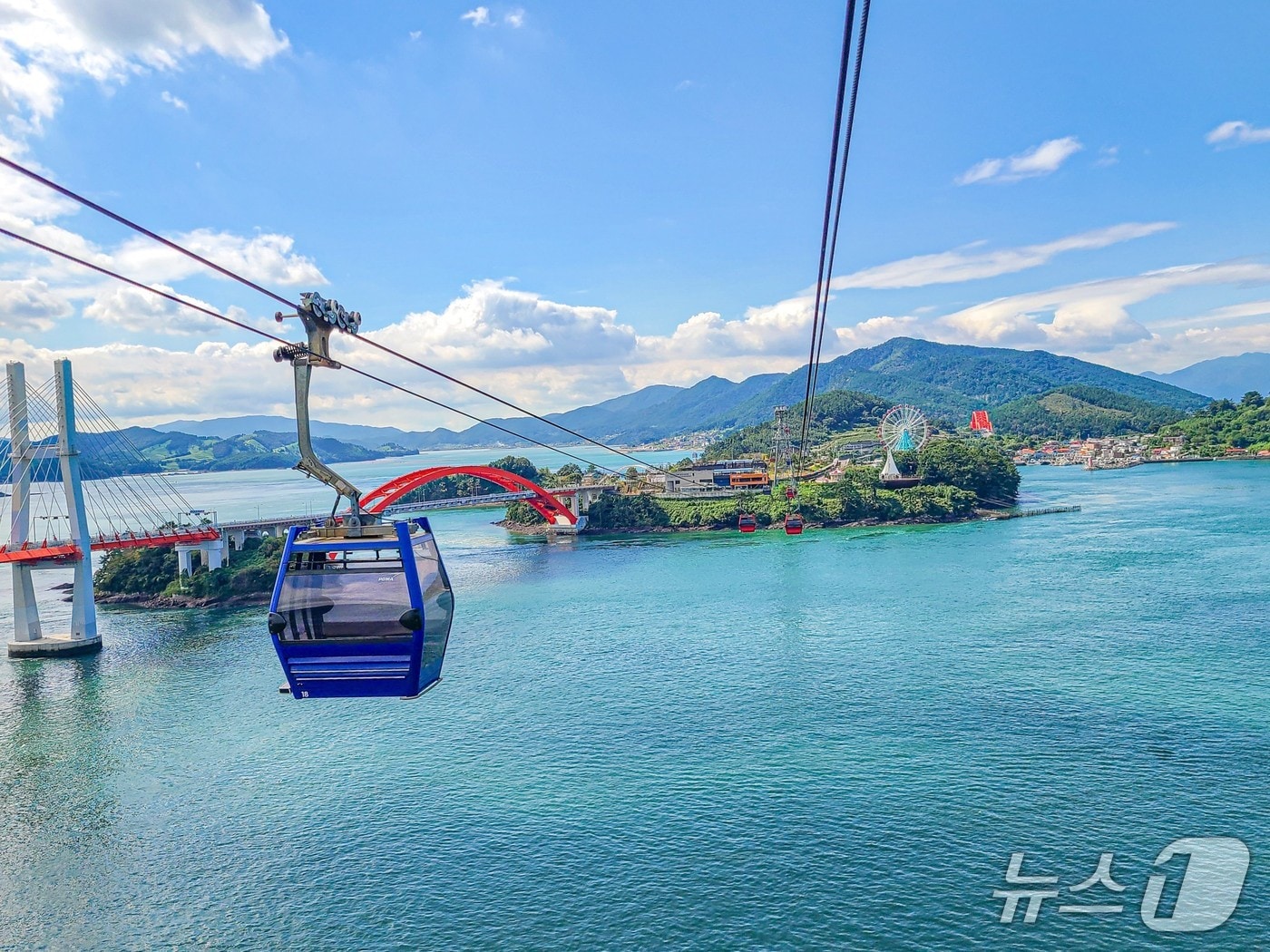 사천바다케이블카 전경(사천시 제공. 재판매 및 DB금지).