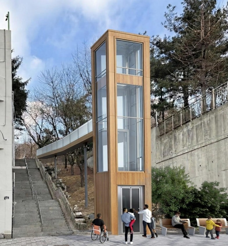 엘리베이터 설치 조감도(성동구 제공)