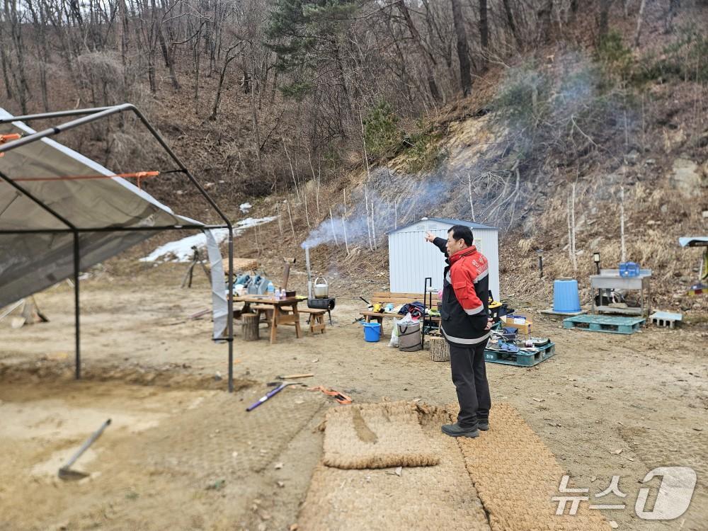 산불계도 현장.(인제군 제공. 재판매 및 DB금지)/뉴스1