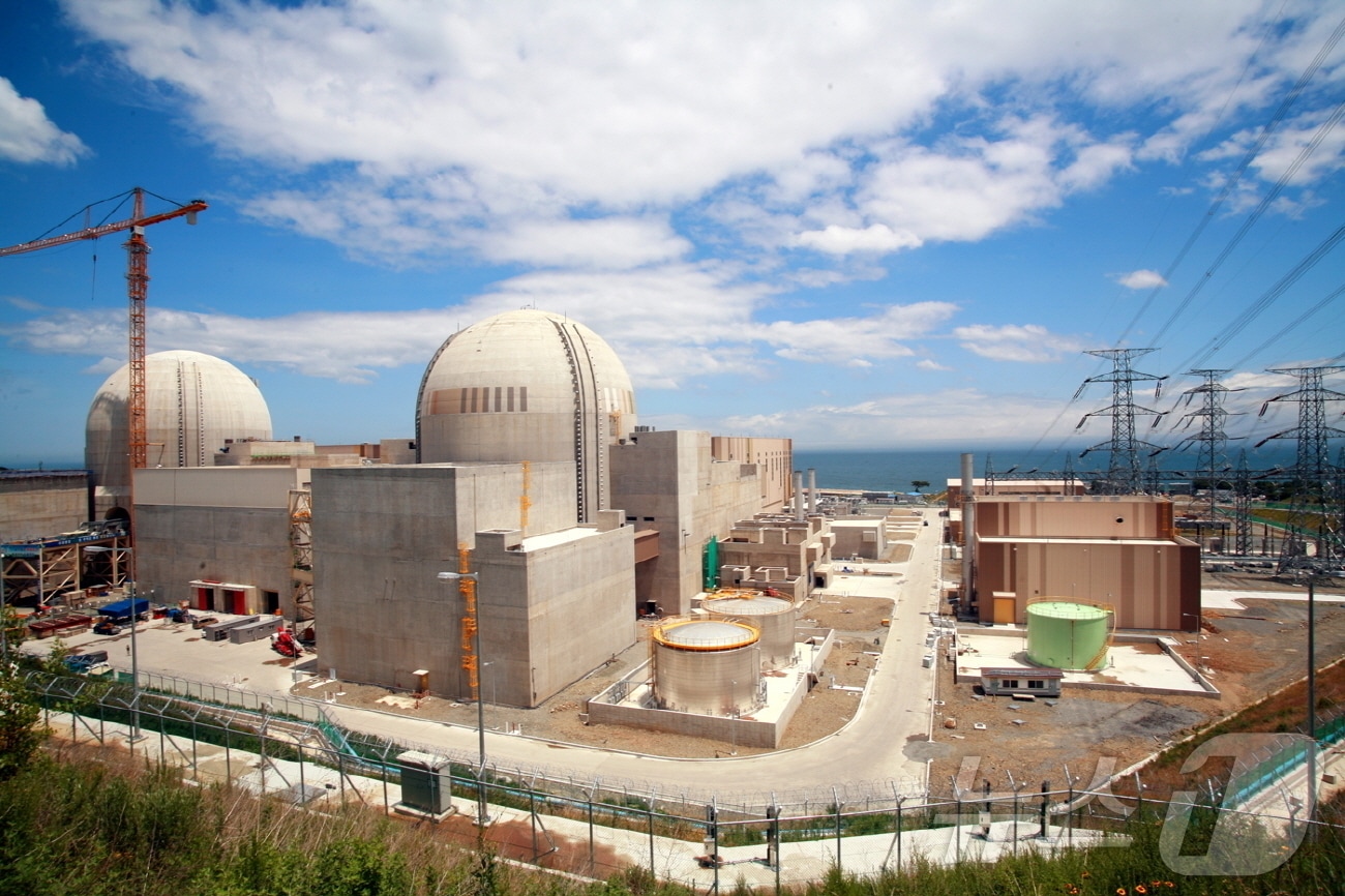 신월성 원전 1,2호기 전경.(대우건설 제공) ⓒ 뉴스1 김민수 기자