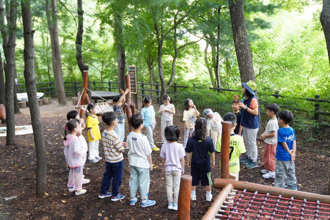 성동구 유아숲체험원 운영 모습(성동구 제공)