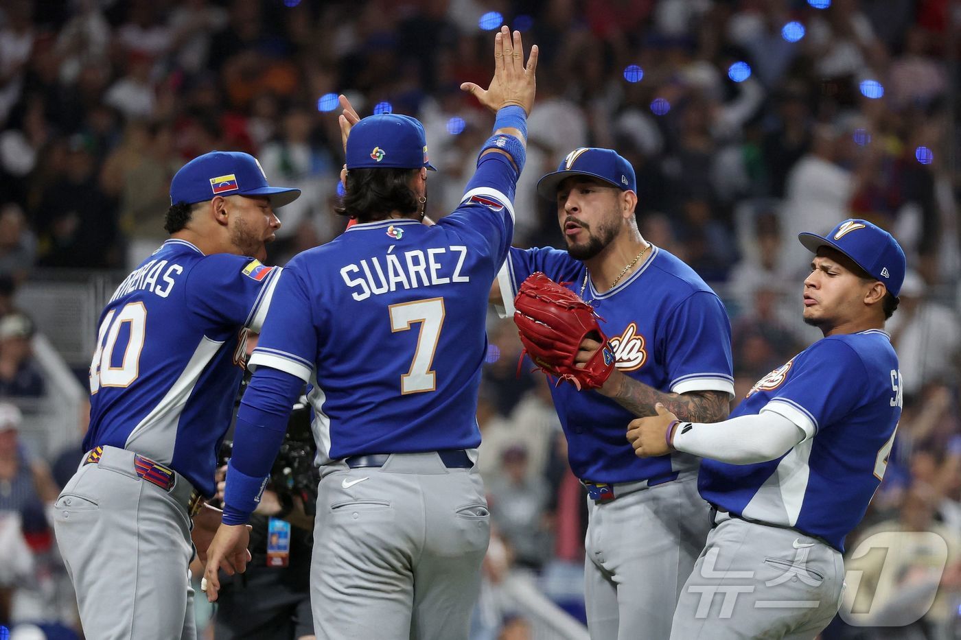 베네수엘라가 미국을 꺾고 2026 월드베이스볼클래식(WBC) 우승을 차지했다. ⓒ AFP=뉴스1