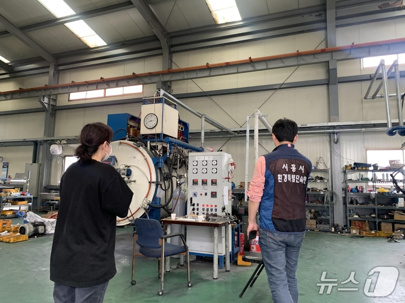 악취 배출업소 집중관리.(시흥시 제공)