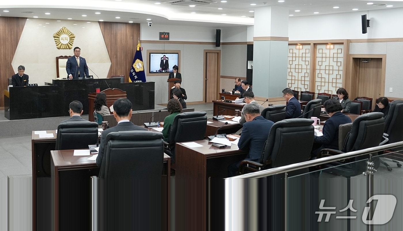 괴산군의회 349회 임시회.(괴산군의회 제공. 재판매 및 DB금지)