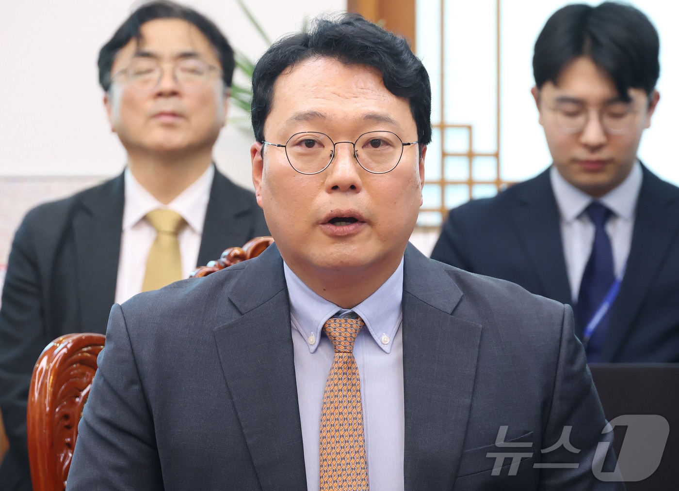 천하람 개혁신당 원내대표가 19일 오후 서울 여의도 국회에서 열린 초당적 개헌추진을 위한 제정당 연석회의에서 발언하고 있다. (공동취재) 2026.3.19 ⓒ 뉴스1 신웅수 기자