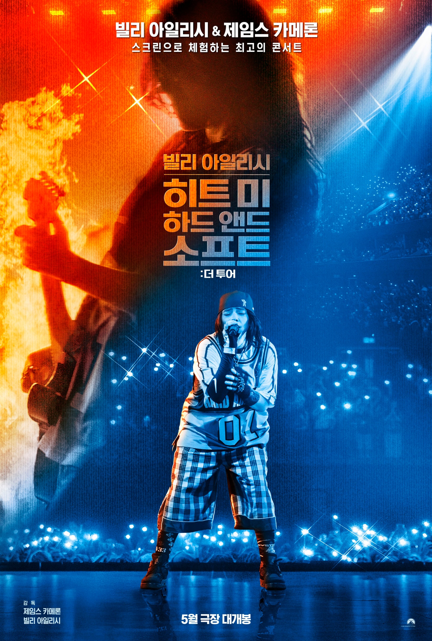 '빌리 아일리스 - 히트 미 하드 앤드 소프트: 더 투어' 포스터