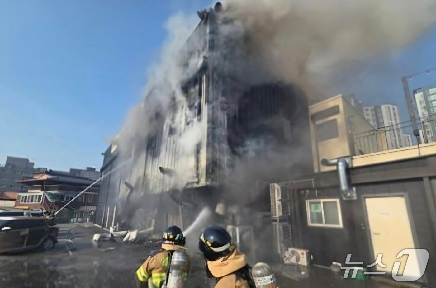 화재 현장 모습.(경기도소방재난본부 제공)