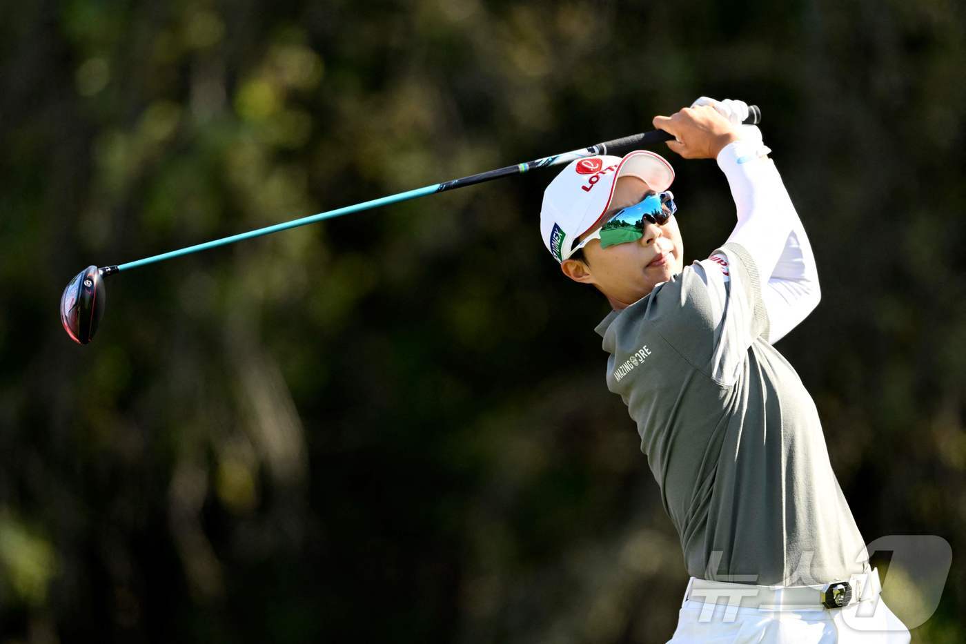 김효주(31·롯데)가 LPGA투어 포티넷 파운더스컵에서 우승했다. ⓒ AFP=뉴스1