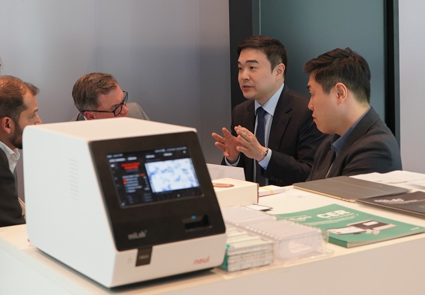 노을은 최근 2026 글로벌 의료기기 수출상담회(GMEP)에 참가해 다수의 글로벌 바이어들과 비즈니스 상담을 진행했다. (노을 제공)