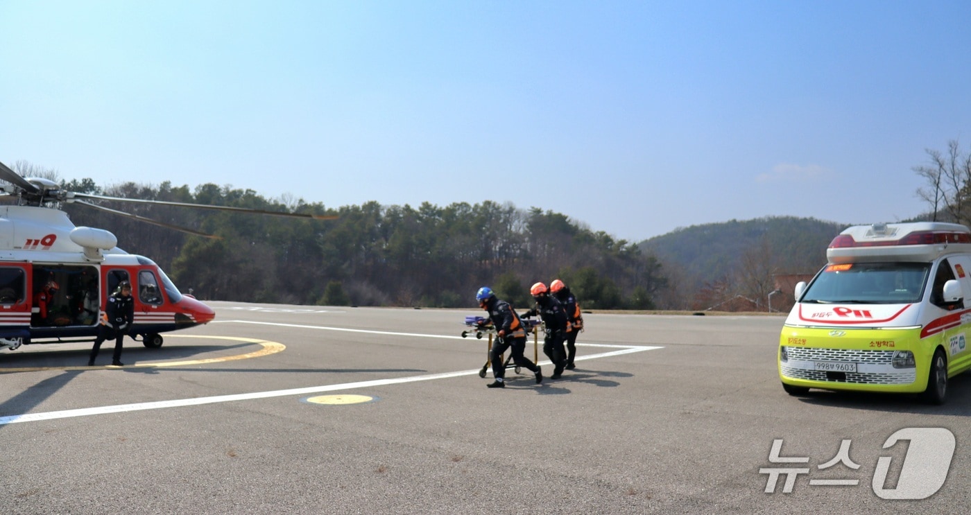 메딕원(Medic-One) 구급대 훈련 현장. (경기도소방재난본부 제공. 재판매 및 DB 금지) 2026.3.23/뉴스1