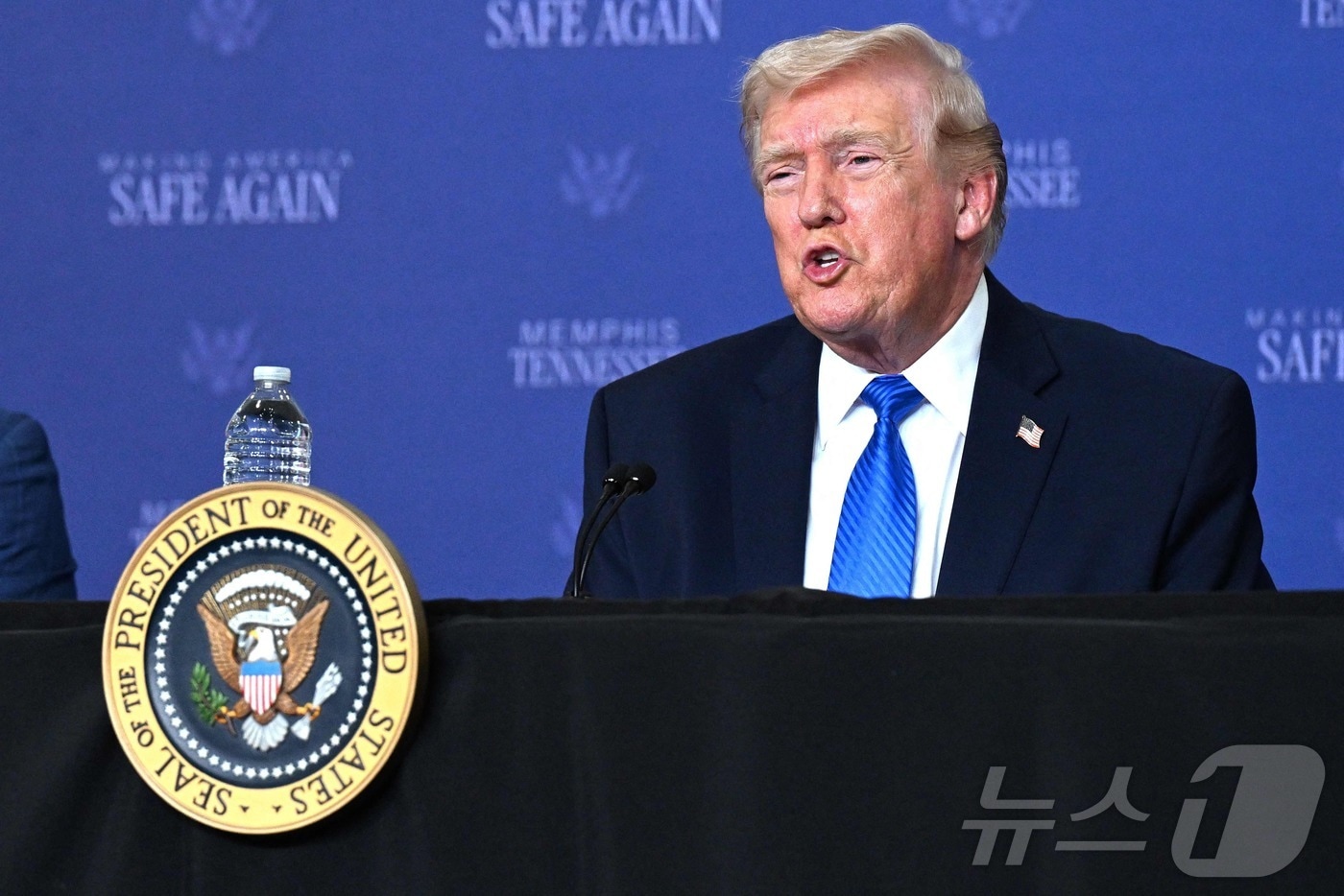 도널드 트럼프 미국 대통령. ⓒ AFP=뉴스1