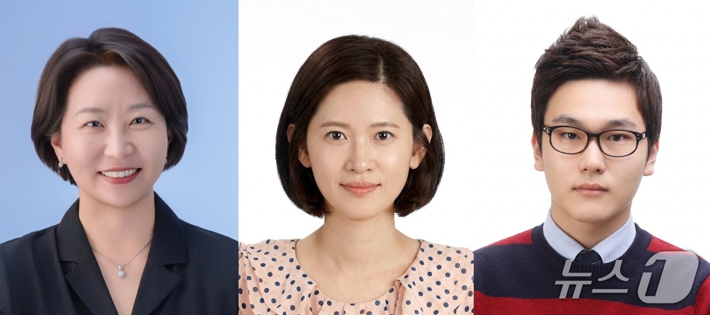 (좌측부터) 박지영 교수, 김추숙 박사, 조우빈 박사.(UNIST 제공. 재판매 및 DB금지)/뉴스1