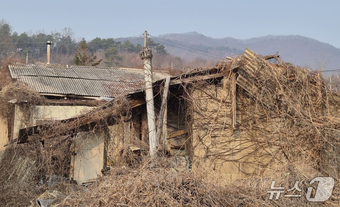 사진은 도곡리에 위치한 방치된 빈집.(계룡시 제공.재판매 및 DB금지)/뉴스1
