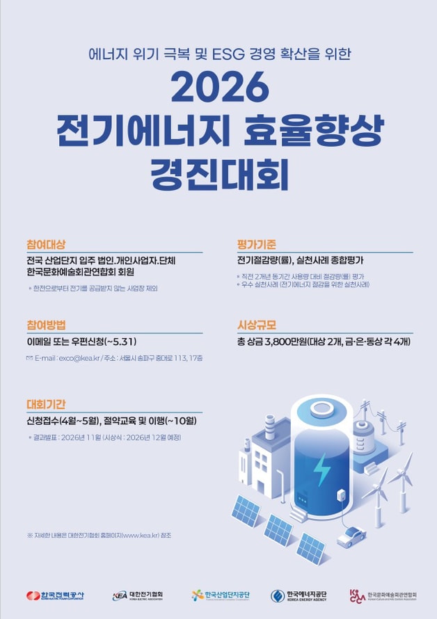 한전, 전기에너지 효율향상 경진대회 개최