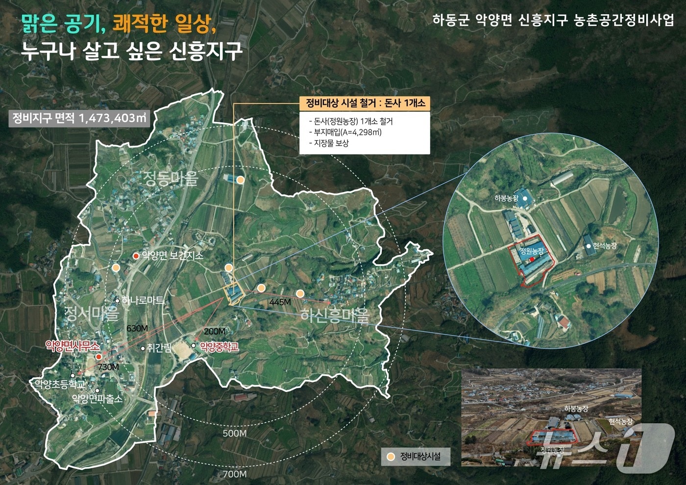 하동군 농촌공간정비사업 계획도(하동군 제공. 재판매 및 DB금지).