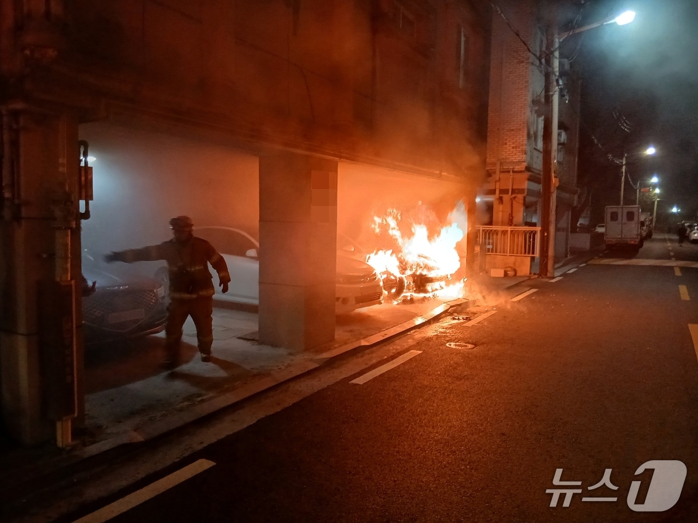 화재 현장 모습.(전북 소방 제공. 재판매 및 DB 금지)