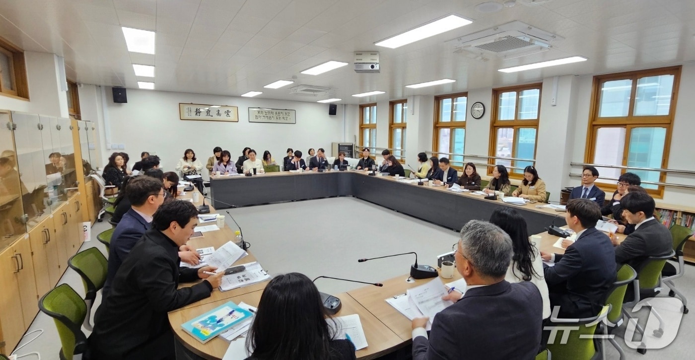 지난 18일 사전협의회 공개 모습.(부산시교육청 제공. 재판매 및 DB금지)