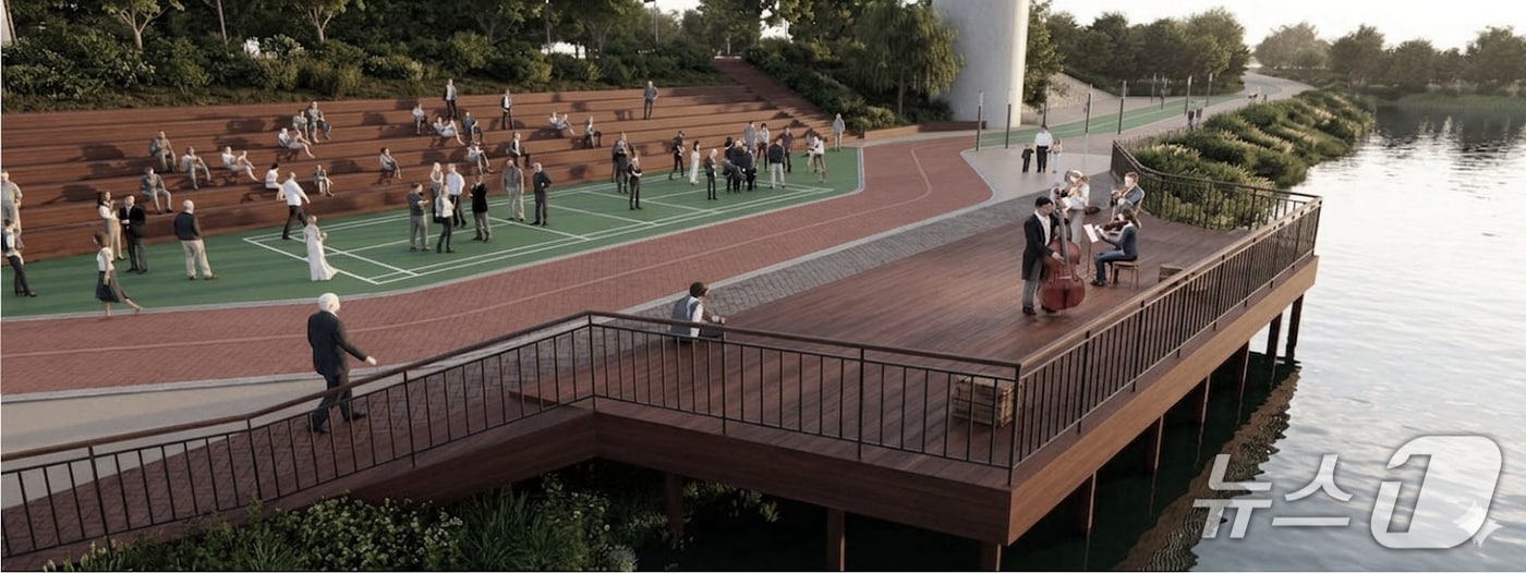 수변무대 조감도.(동작구 제공)