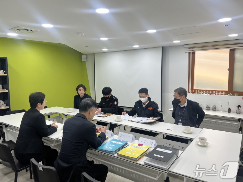 강원특별자치도 소방본부, 소방시설 관리업체 자체점검 표본조사 및 도내 소방관서 업무 실태점검.(도소방본부 제공, 재판매 및 DB금지)