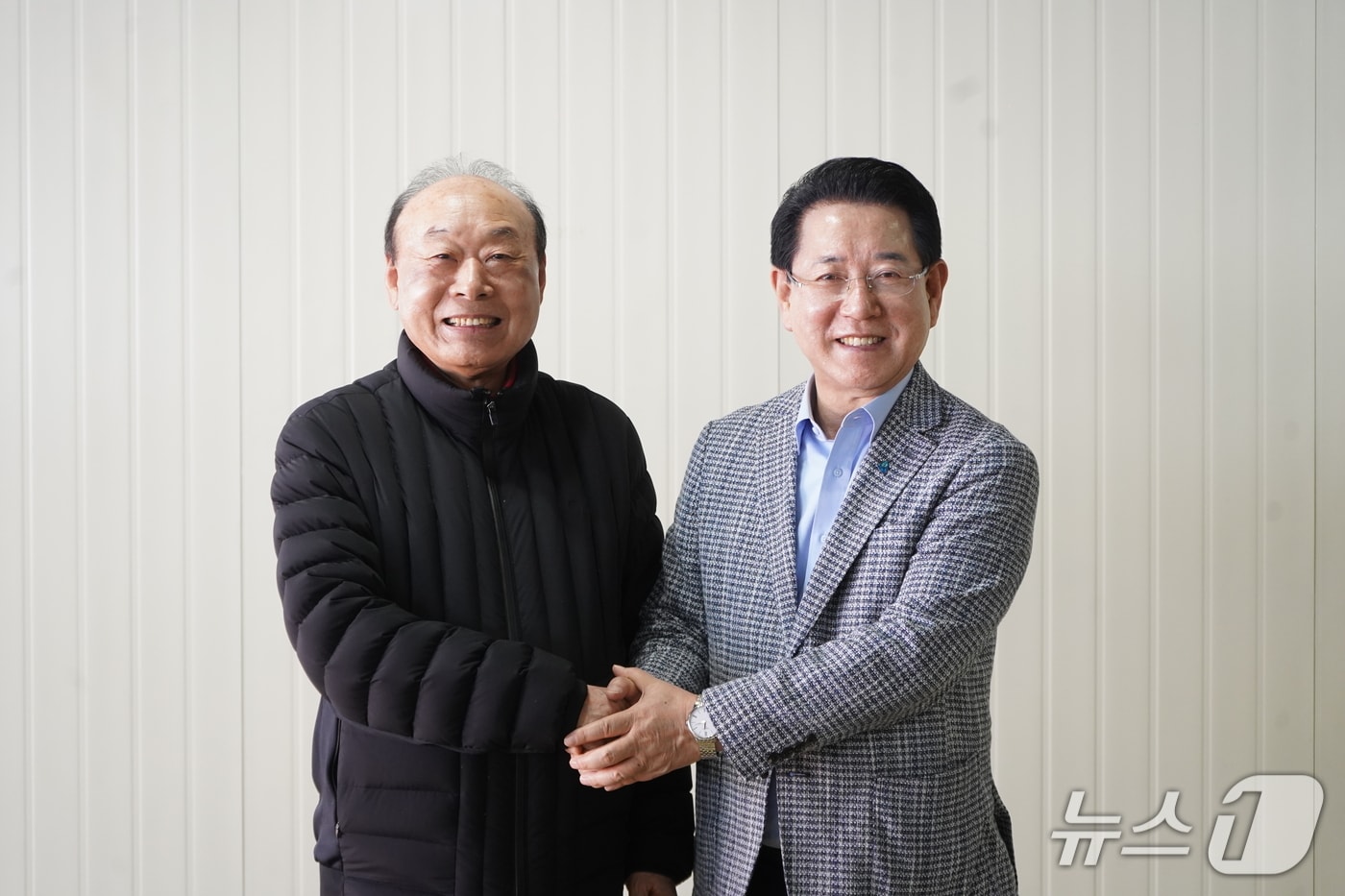 박광태 전 광주시장, 김영록 지지 선언.(김영록 후보측 제공. 재판매 및 DB금지) 2026.3.26/뉴스1