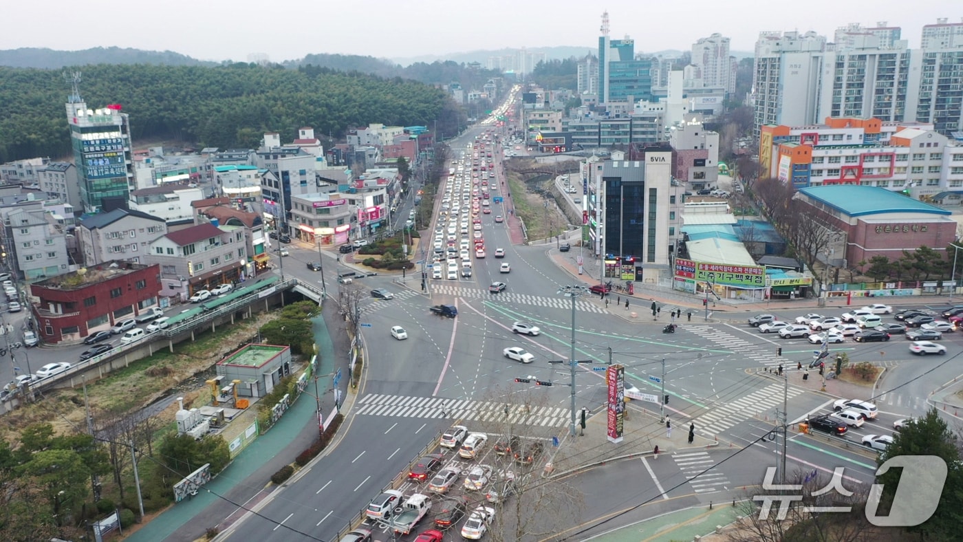 진주시 개양오거리 전경(진주시 제공. 재판매 및 DB금지).