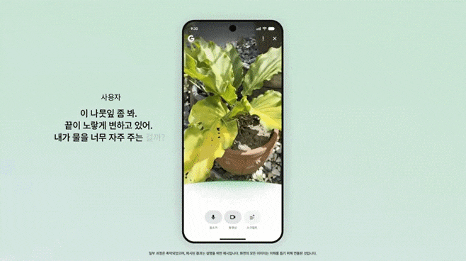 Google’s new search service “Search Live,” which allows users to point a smartphone camera at their surroundings and interact with AI in real time to find information. / Courtesy of Google Blog