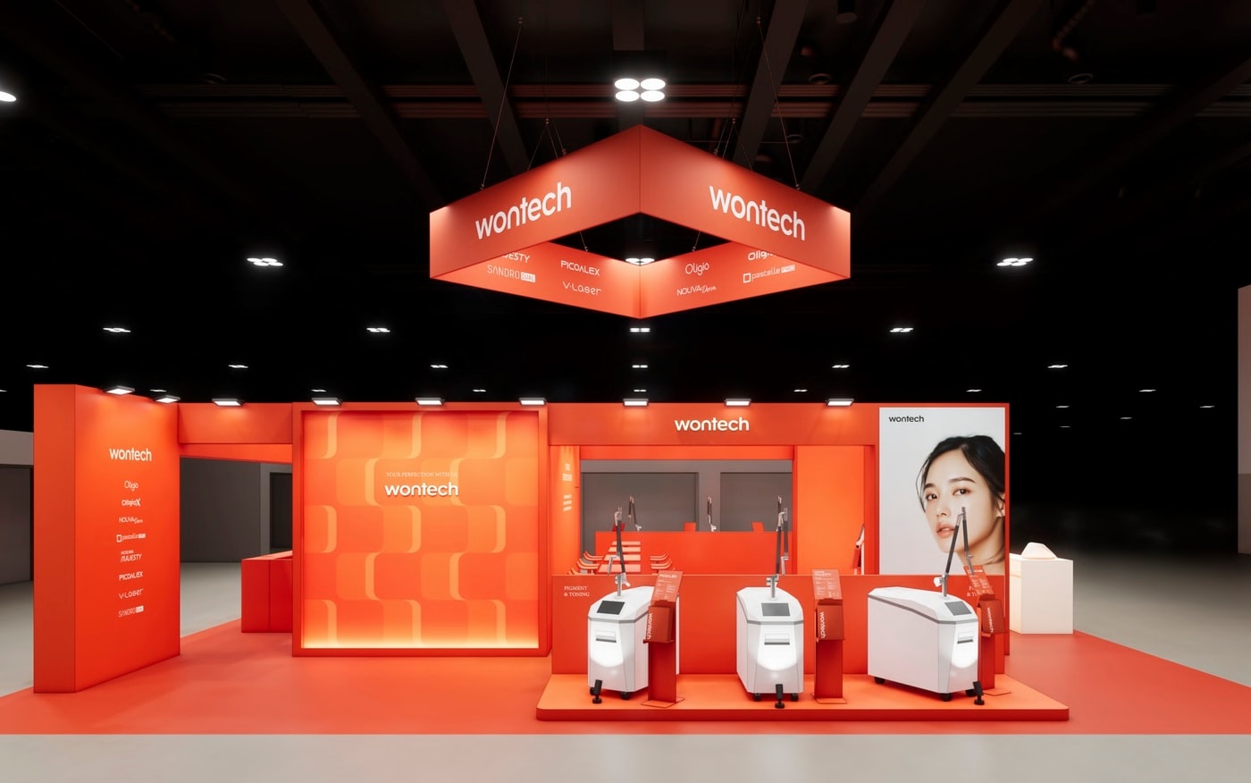 원텍 '2026 미국 피부과학회 연례 미팅'(ADD) 참가 부스 이미지. (원텍 제공) 
