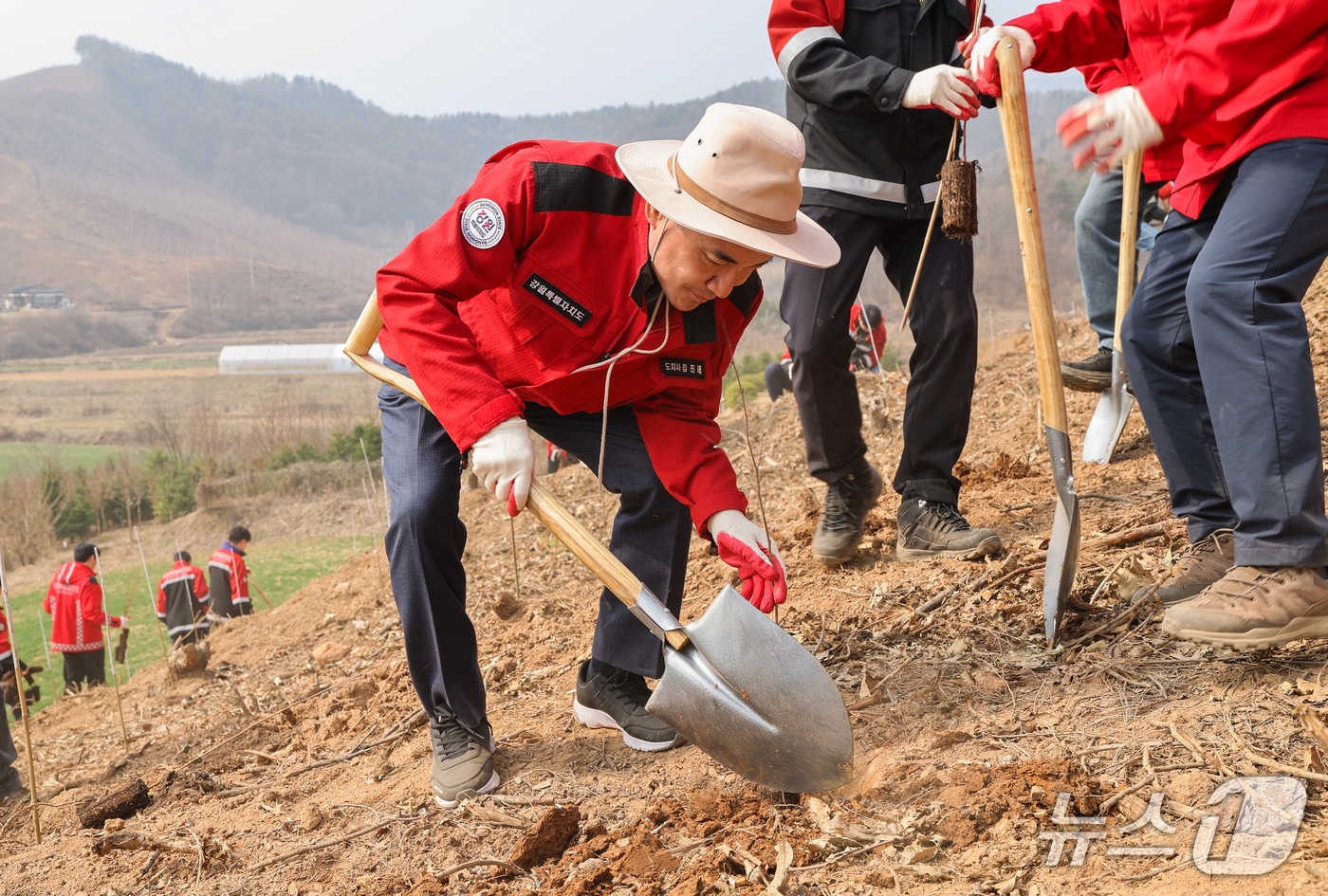 제81회 식목일 기념행사.(강원도 제공. 재판매 및 DB금지)/뉴스1