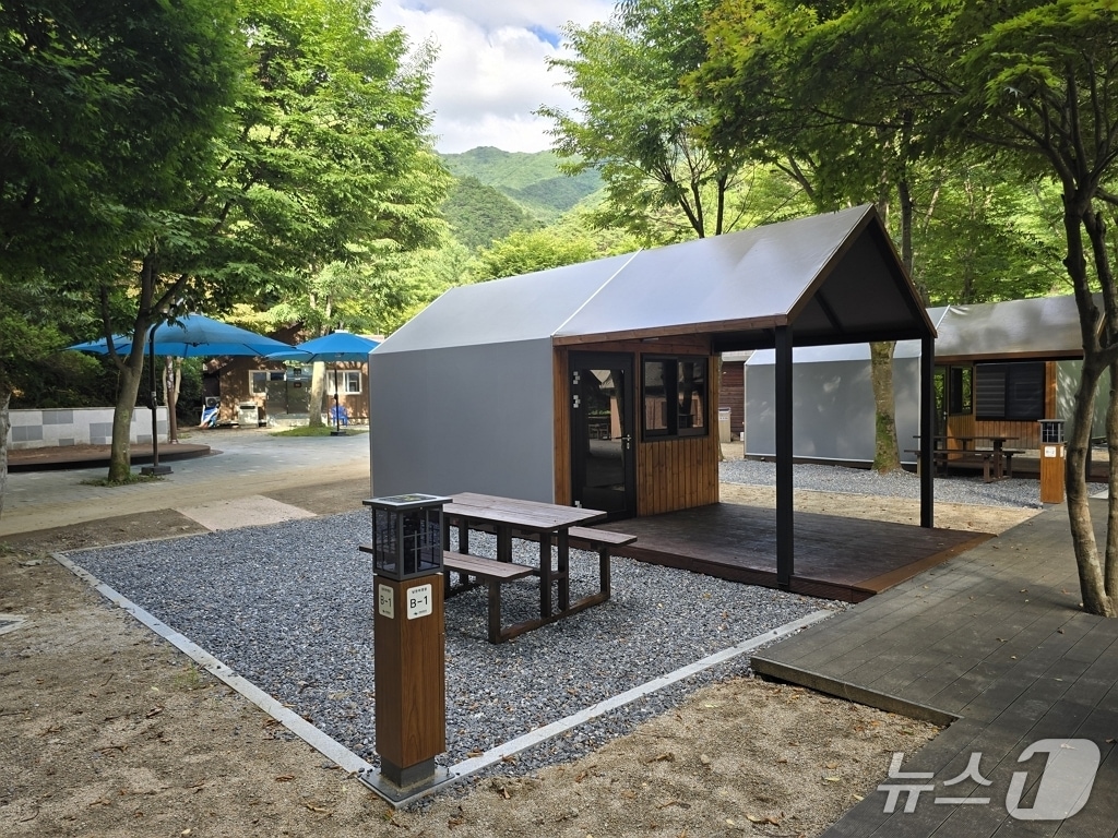  남천야영장 하우스형.(국립공원공단 소백산국립공원북부사무소 제공. 재판매 및 DB금지)  