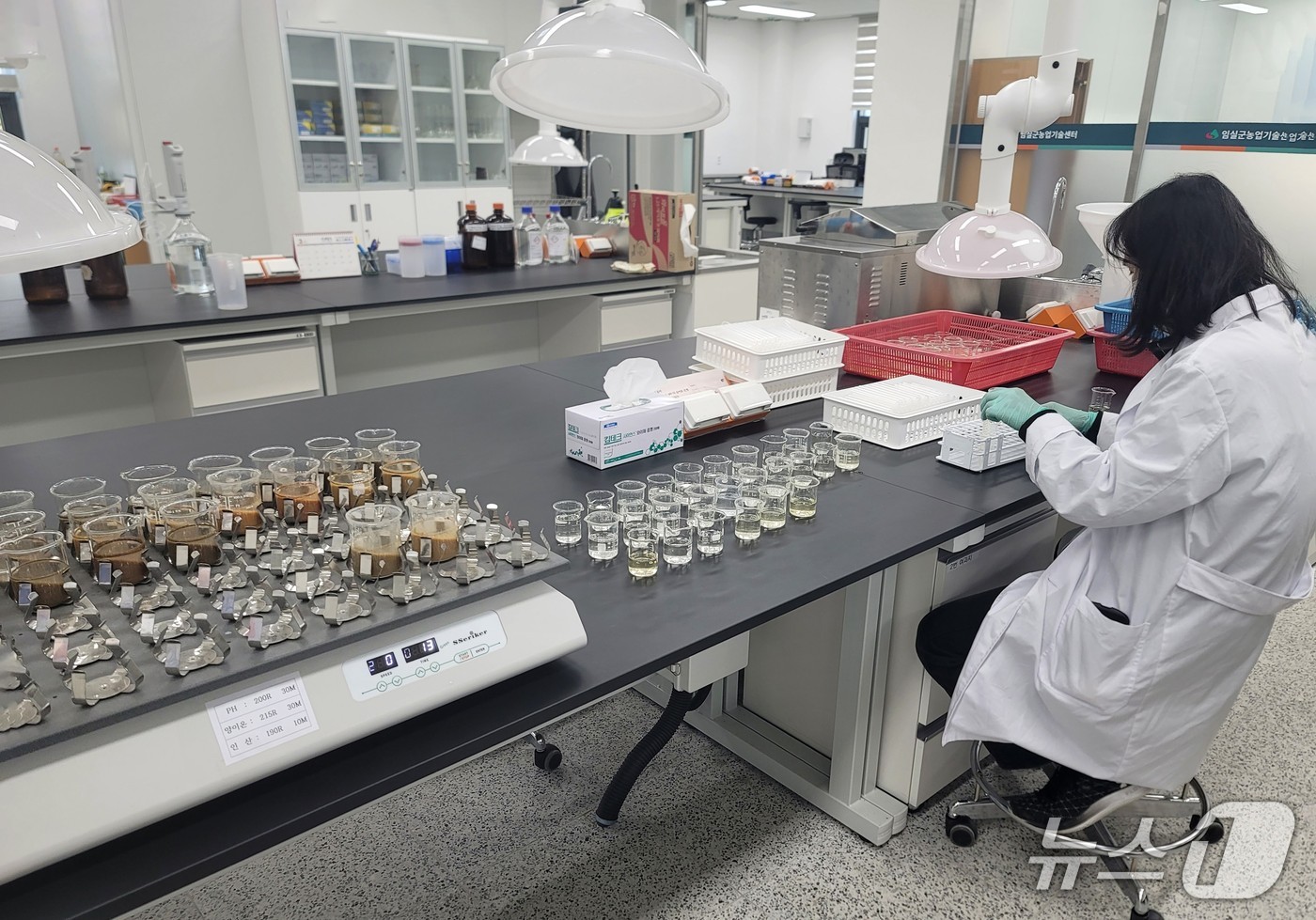 전북 임실군은 공익직불제 이행 점검을 위해 토양 검정을 실시한다.(임실군제공, 재판매 및 DB금지)2026.3.28/뉴스1