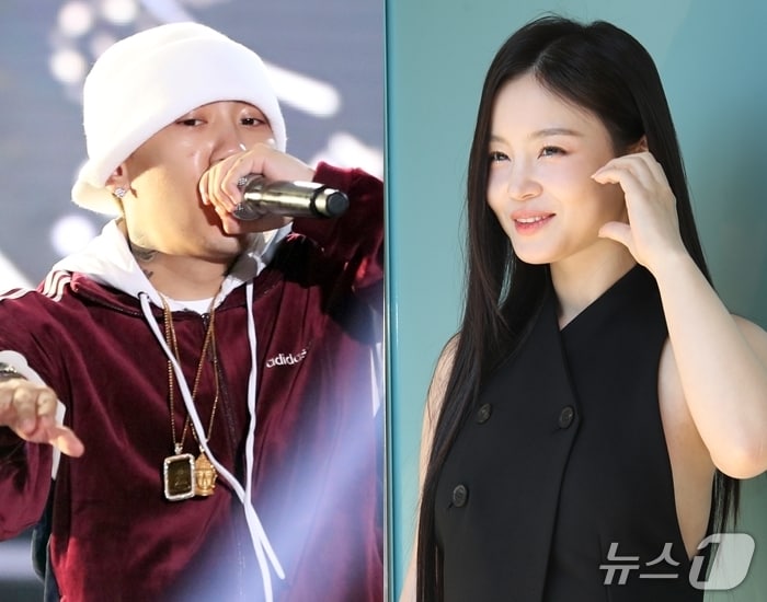 래퍼 도끼(왼쪽), 가수 이하이 ⓒ 뉴스1