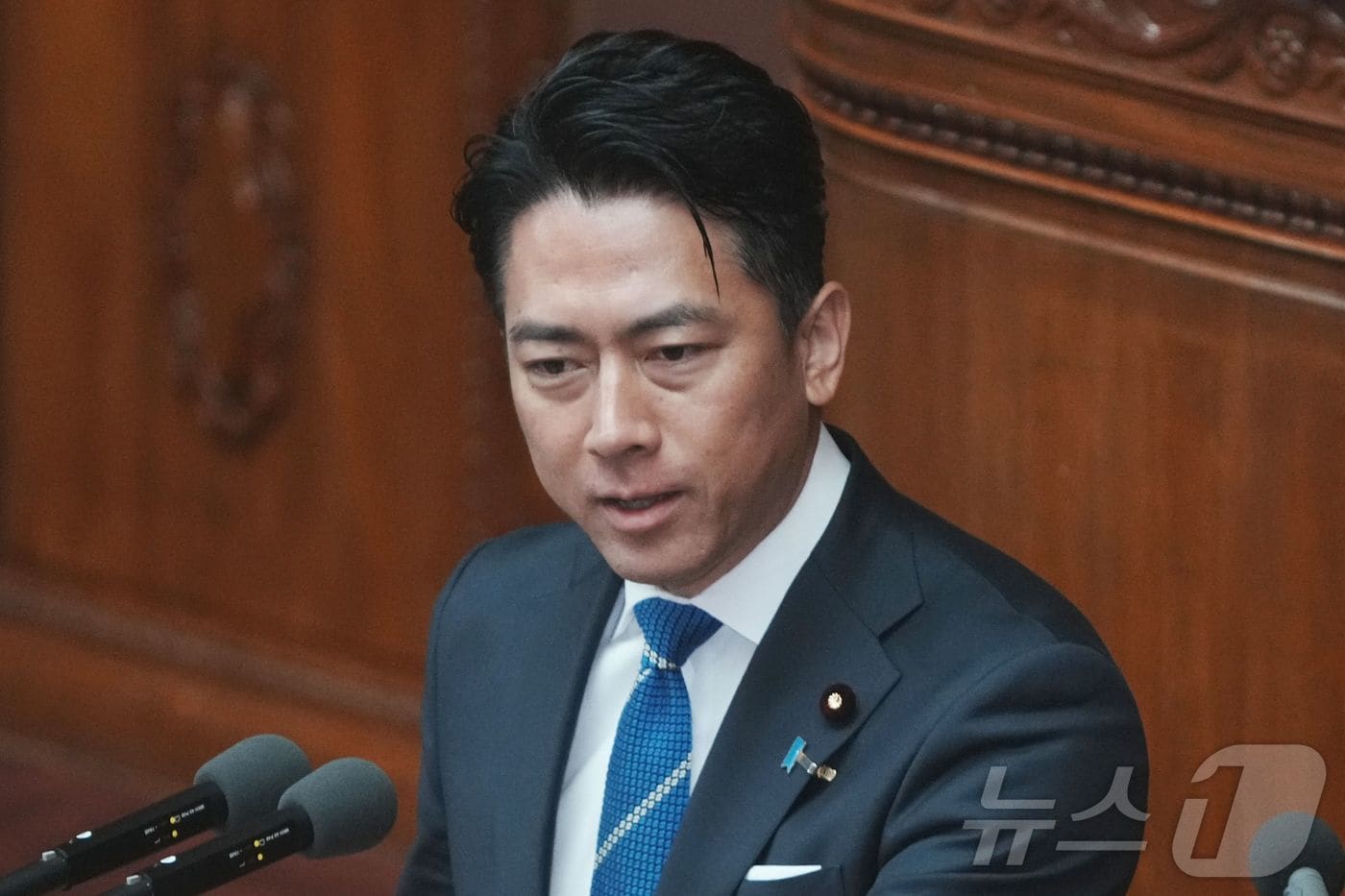 고이즈미 신지로 일본 방위상. 2026.03.26 ⓒ AFP=뉴스1