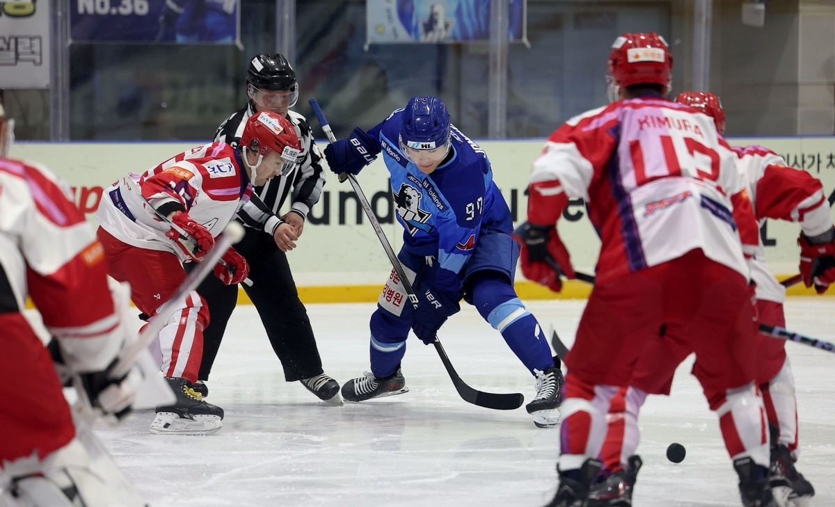 HL안양이 아이스하키 파이널에서 1·2차전을 연달아 내줬다.(HL 안양 제공)