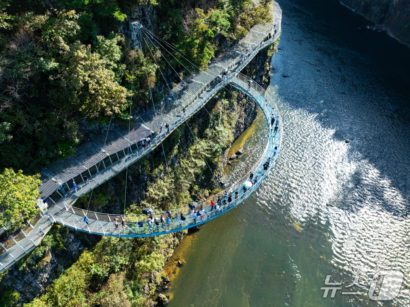 강원 철원한탄강 주상절리길 현장.(철원군 제공, 재판매 및 DB금지)
