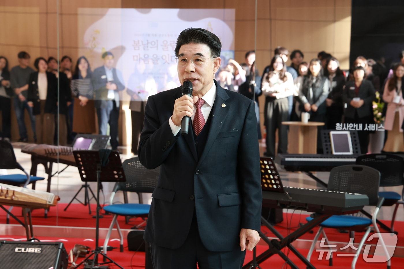 충남 계룡시는 3일 시청 1층 로비에서 2026년 1분기 ‘직원 공감 소통의 날’ 행사를 개최했다.(계룡시 제공.재판매 및 DB금지)/뉴스1