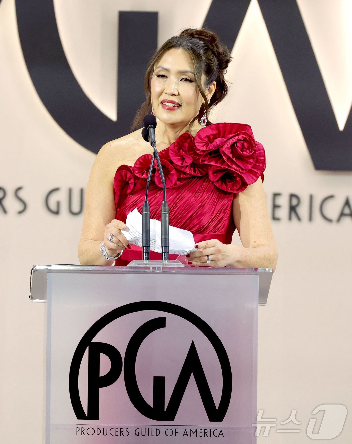 '케이팝 데몬 헌터스' 제작자 미셸 웡 ⓒ AFP=뉴스1