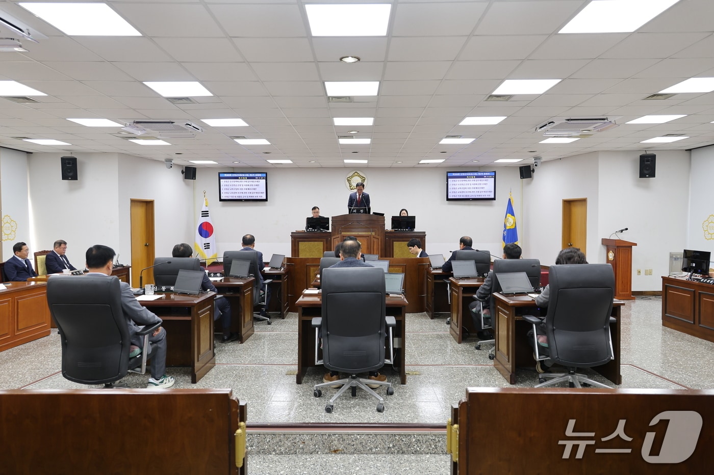 산청군의회 임시회 본회의 장면(군의회 제공. 재판매 및 DB금지).