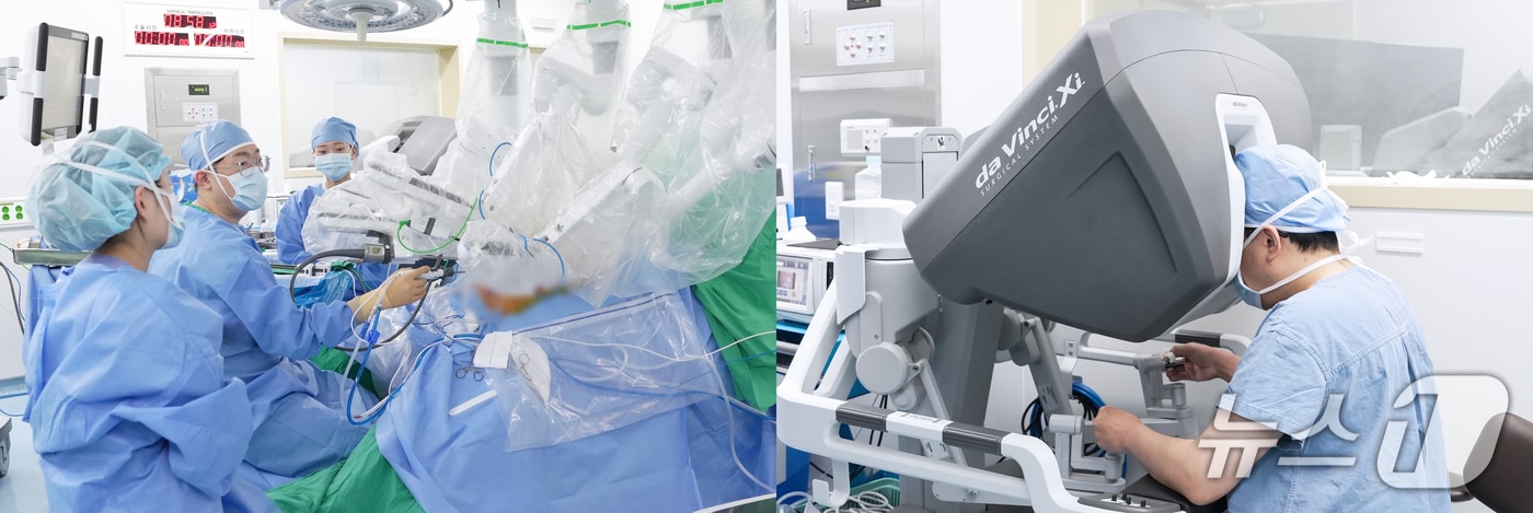 충남대학교병원 로봇수술(충남대병원 제공) /뉴스1