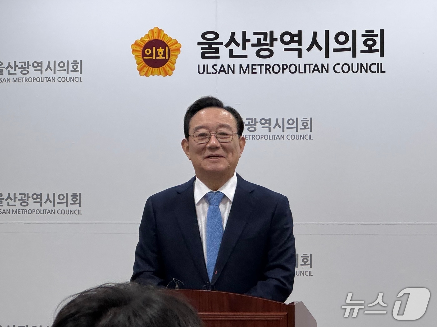 송철호 전 울산시장은 3일 시의회 프레스센터에서 기자회견을 열고 있다.2026.3.3.ⓒ 뉴스1 김세은 기자