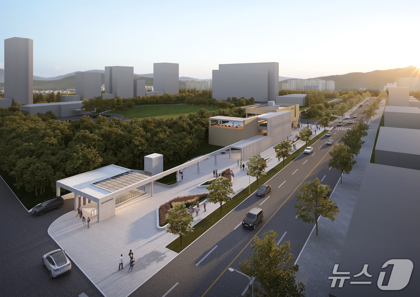 ‘유성온천 문화체험관’ 조감도.(유성구 제공. 재판매 및 DB금지)/뉴스1