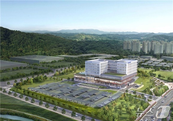 경남 서부의료원 조감도(경남도 제공. 재판매 및 DB금지)