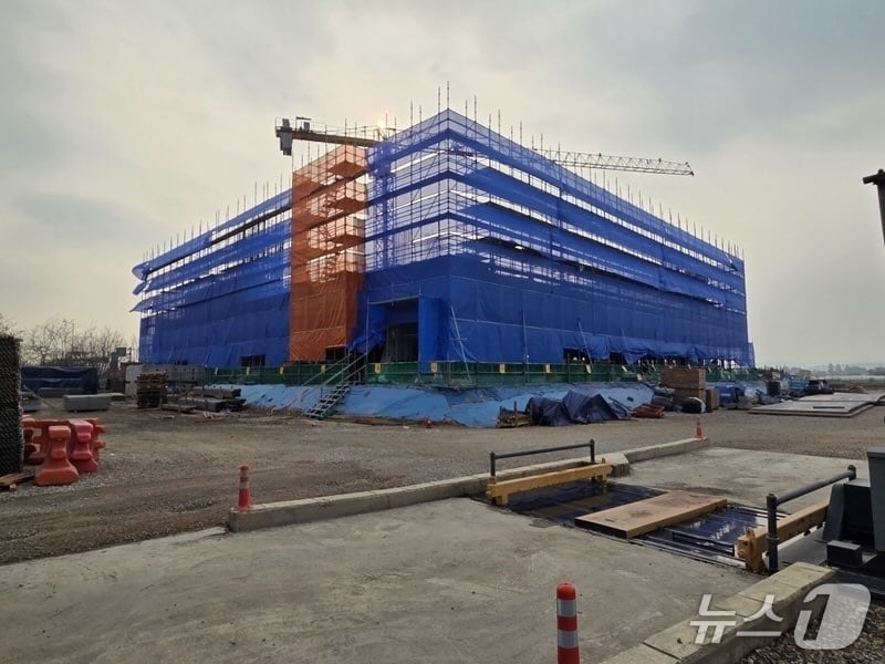 파주 '반다비 국민체육센터' 건립공사 현장. (파주시 제공, 재판매 및 DB금지)