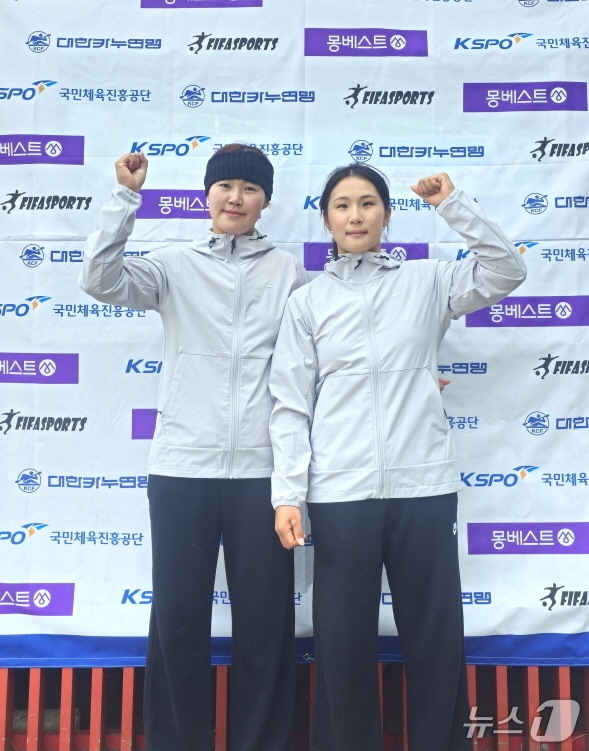 왼쪽부터 한솔희, 이한솔 선수.(전북체육회 제공, 재판매 및 DB 금지)/뉴스1