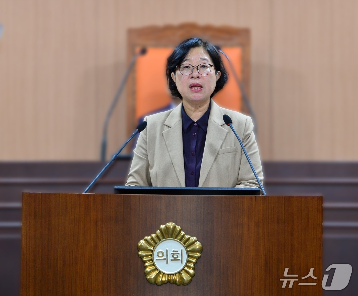 31일 제309회 임시회 제2차 본회의에서 고영임 광주 북구의원이 5분 발언하고 있다.(광주 북구의회 제공. 재판매 및 DB 금지)