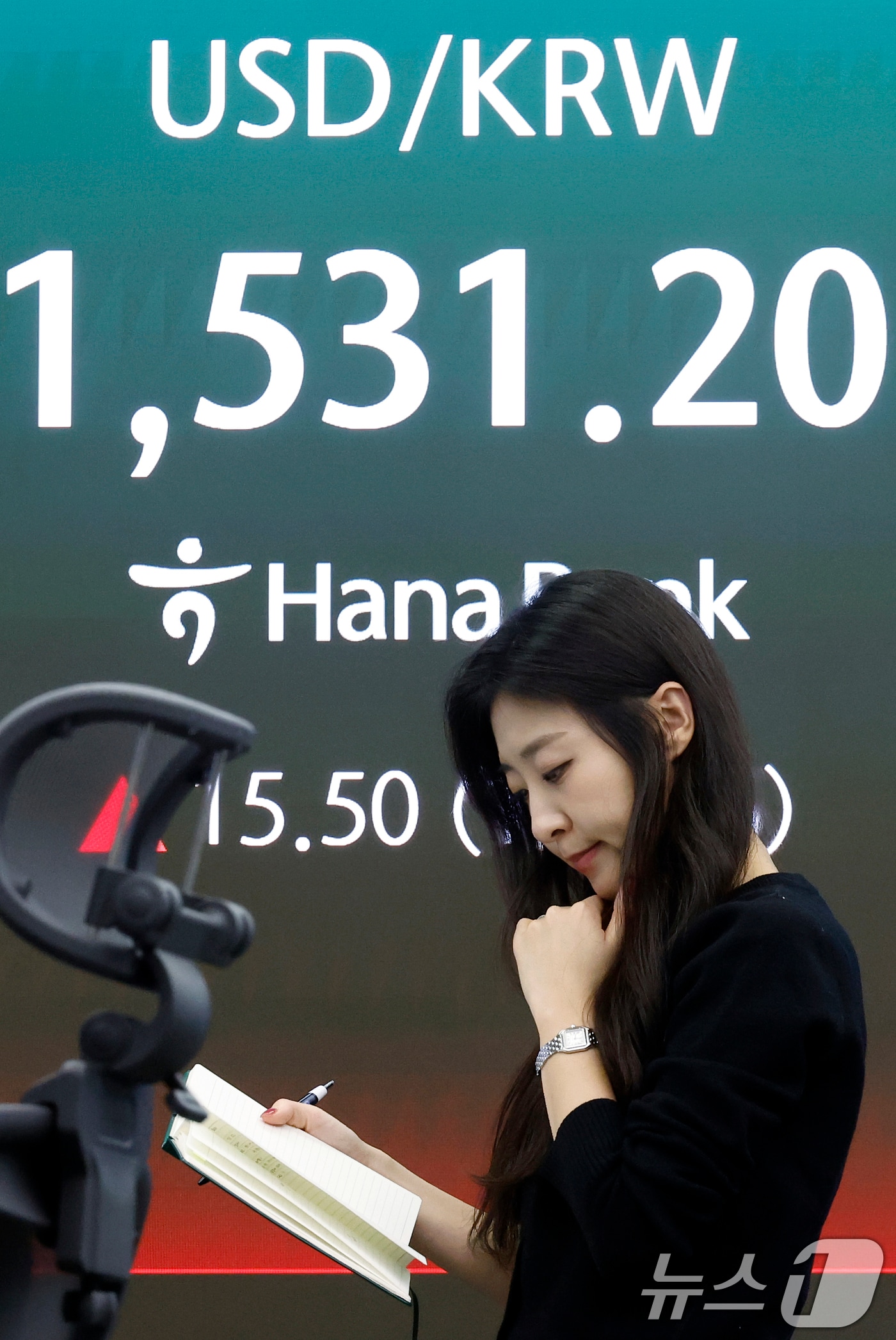 외국인 투자자들의 국내 주식 순매도가 이어지고, 달러·원 환율이 2009년 금융위기 이후 처음으로 1530원을 돌파한 31일 오후 서울 중구 하나은행 딜링룸 전광판에 코스피 등 종가가 표시되고 있다.ⓒ 뉴스1 박정호 기자