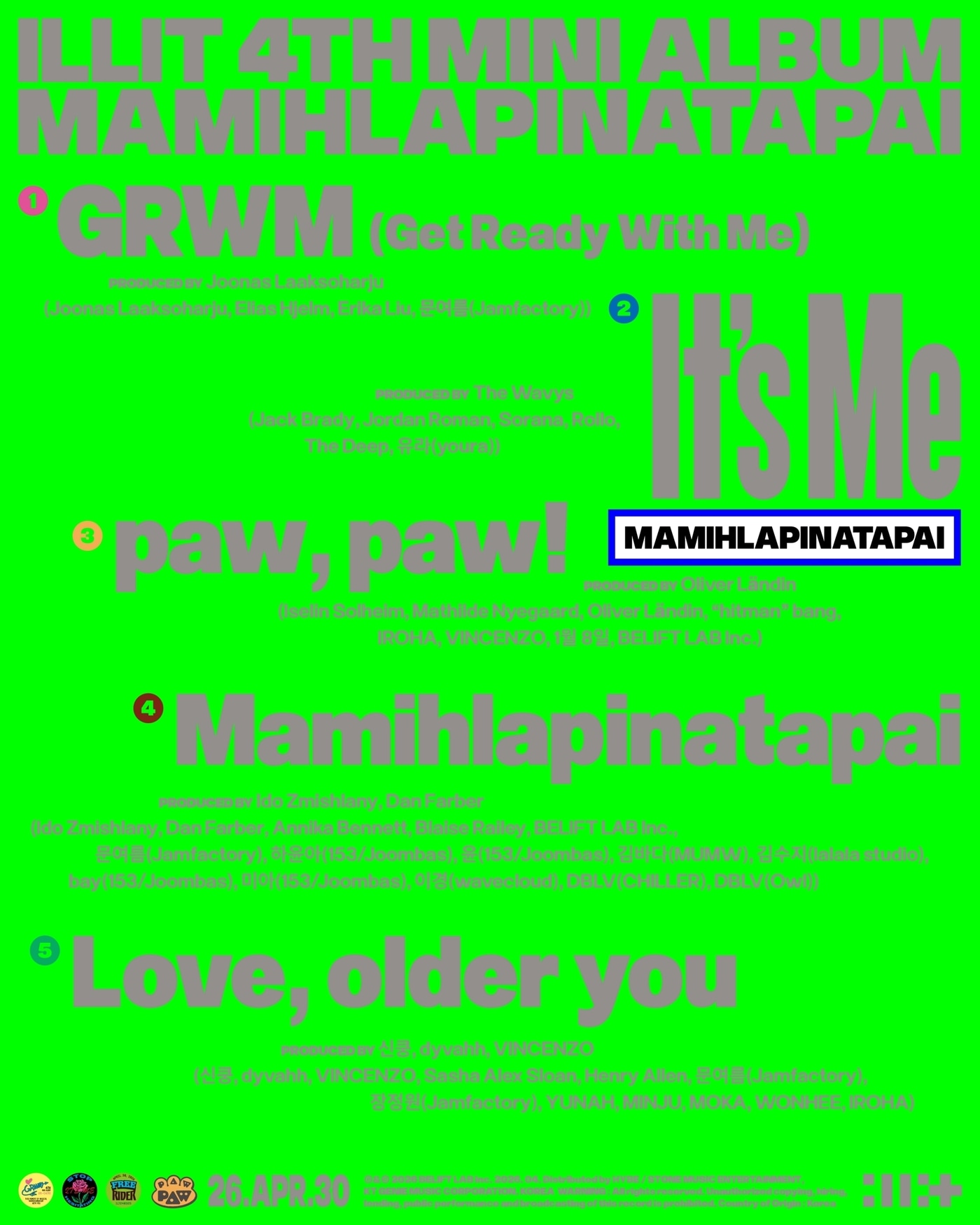 아일릿(빌리프랩(하이브) 제공)