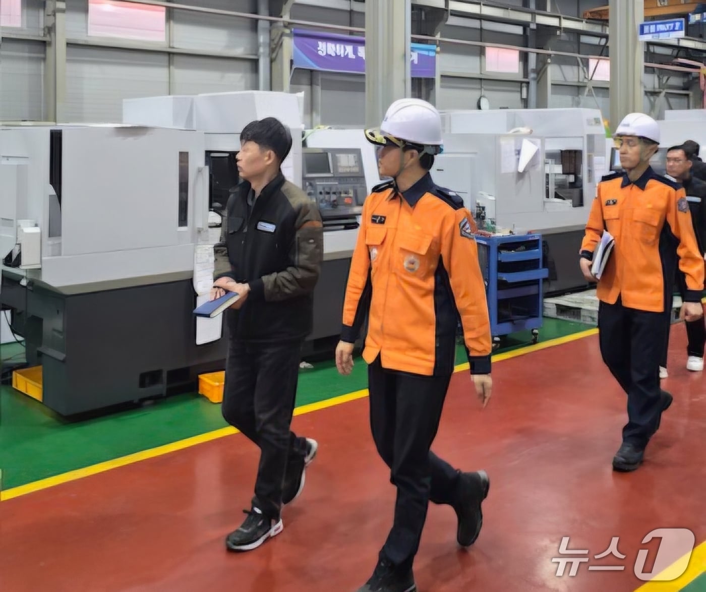 경기도소방재난본부 금속가공 공장 안전점검. (경기소방 제공. 재판매 및 DB 금지) 2026.4.1/뉴스1